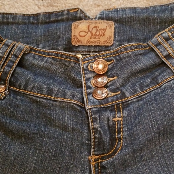 Adorable Nissi Jeans Capri Pants Size 0 - Picture 2 of 7